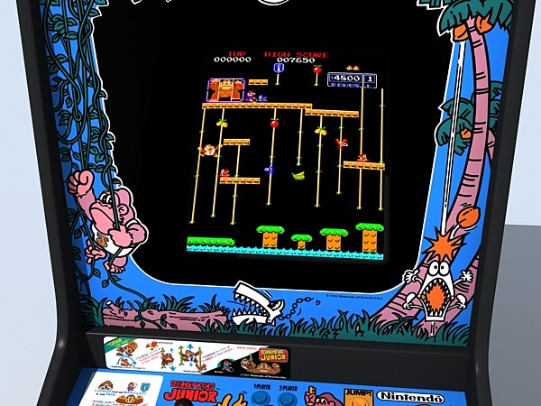 3d donkey kong jr arcade - donkey kong jr arcade by monkeyodoom